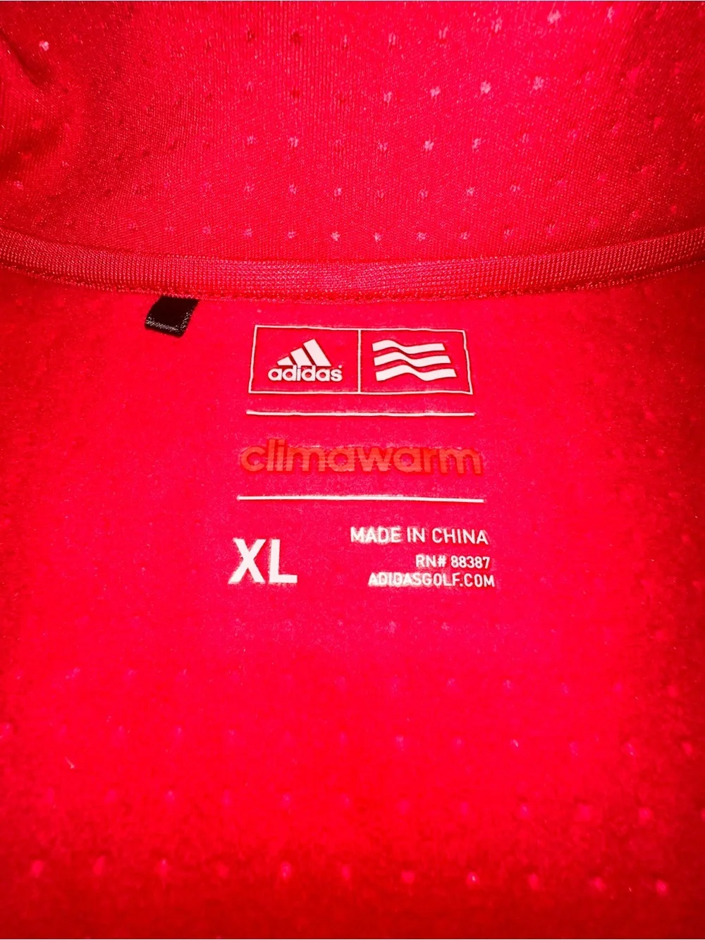 Adidas Golf ClimaWarm Men’s Half Zip Pullover Fleece Jacket